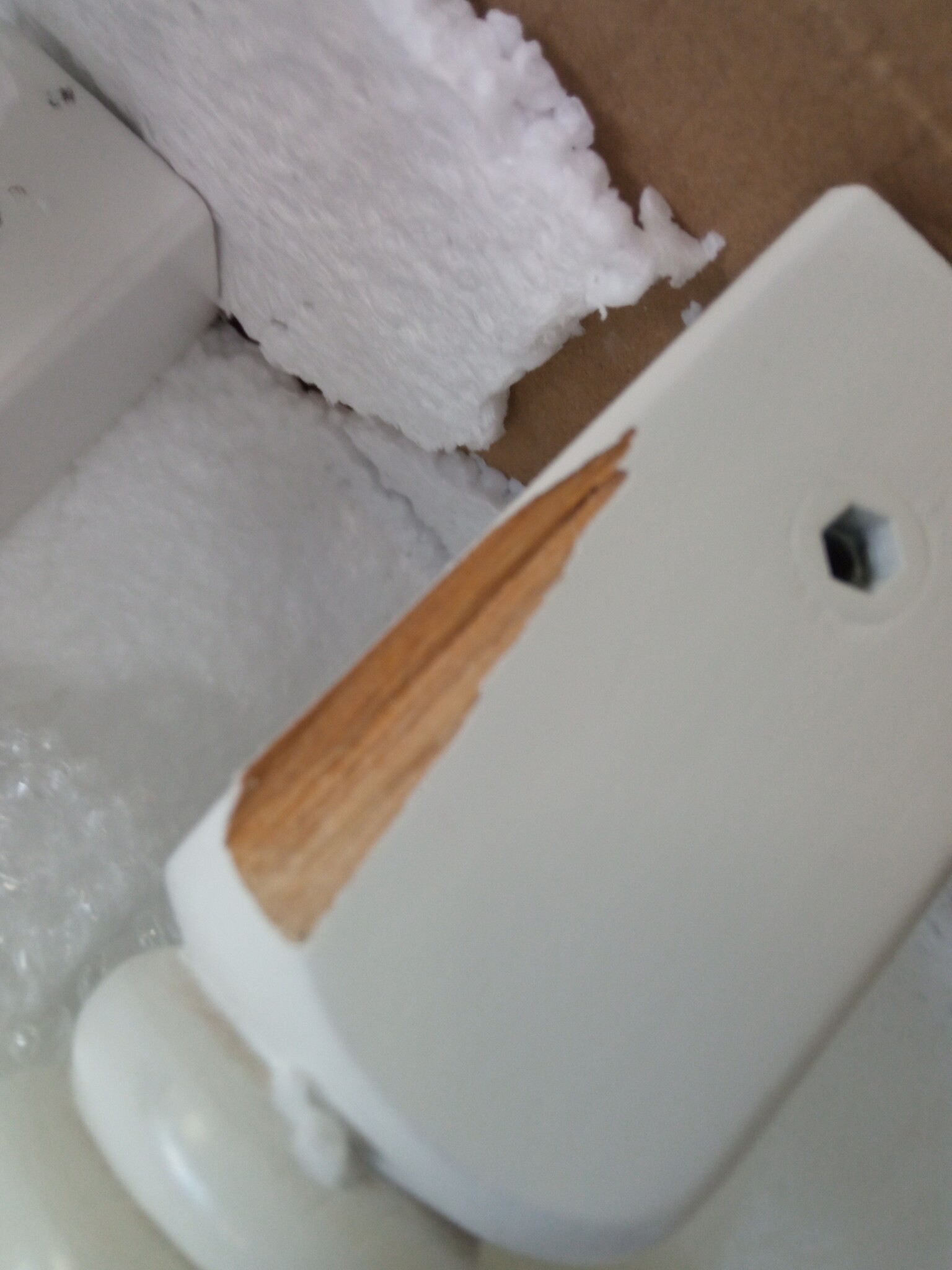 vidaXL Kledingrek met Kastje Hout Wit - 60% Korting