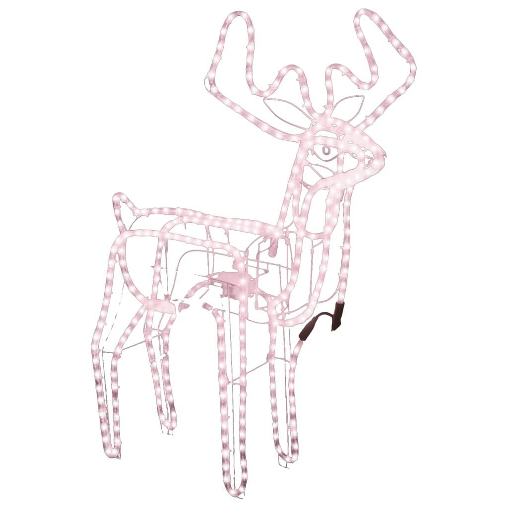 VidaXL Kerstfiguur Rendier met Bewegende Kop - 76x42x87 cm - 35% Korting!