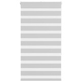 vidaXL Zebra rolgordijn Lichtgrijs 80x150cm - Nu 55% Korting!