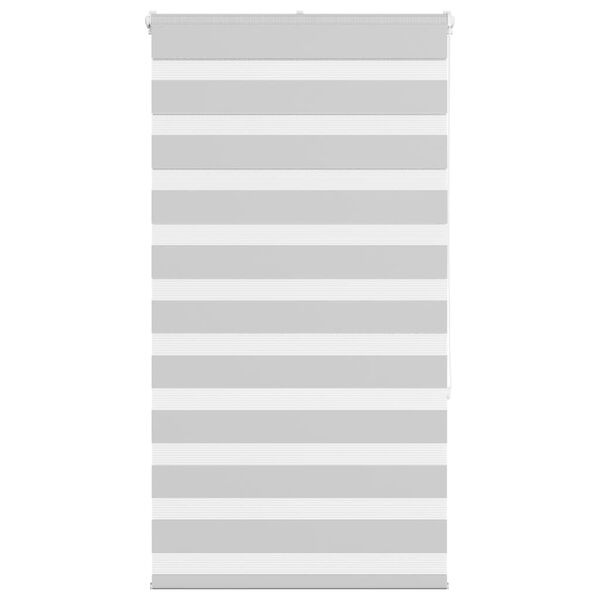 vidaXL Zebra rolgordijn Lichtgrijs 80x150cm - Nu 55% Korting!