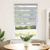 vidaXL Zebra rolgordijn Lichtgrijs 80x150cm - Nu 55% Korting!