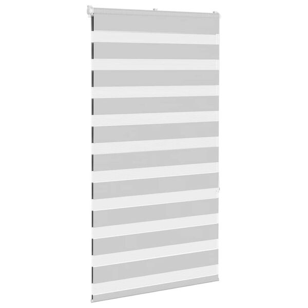 vidaXL Zebra rolgordijn Lichtgrijs 80x150cm - Nu 55% Korting!