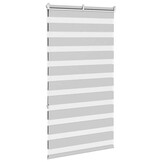 vidaXL Zebra rolgordijn Lichtgrijs 80x150cm - Nu 55% Korting!