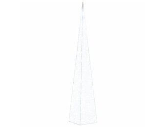 vidaXL LED Lichtkegel Acryl 120 cm Koudwit - 62% Korting!