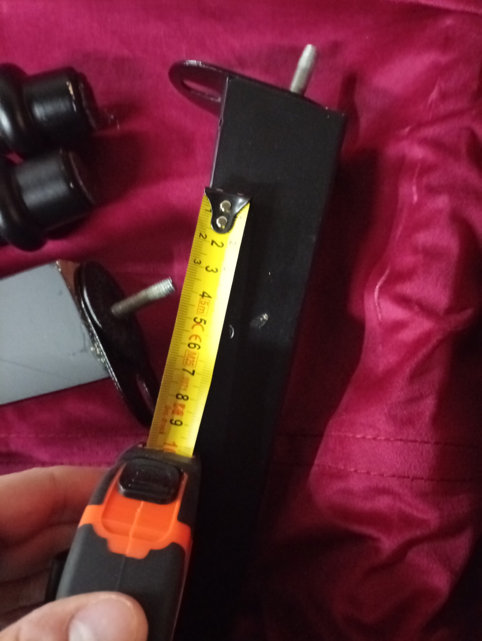 vidaXL Bankje met Kussens - 120.5cm - Wijnrood Fluweel - 55% Korting