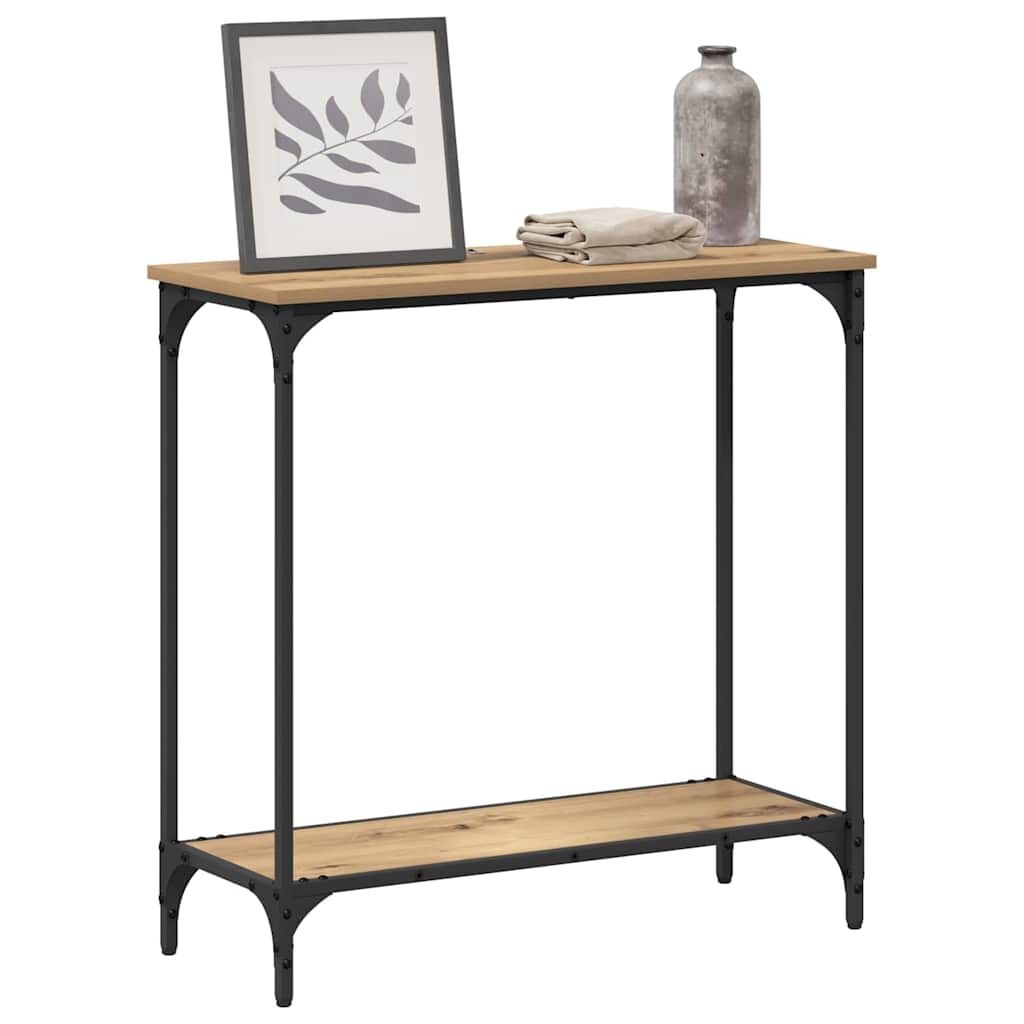 VidaXL Wandtafel Artisanaal Eiken (75x30.5x75cm) - Nu 35% Korting!