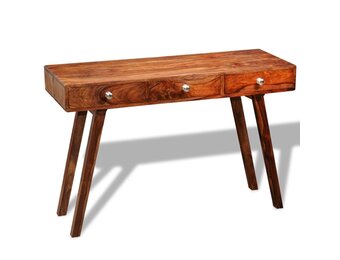 VidaXL Wandtafel Massief Sheeshamhout - 55% Korting!