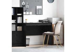 vidaXL Bureau Zwart eiken (100x50cm) - 35% Korting