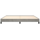 vidaXL Lichtgrijs Fluweel Bedframe 200x200cm - Nu met 35% Korting!