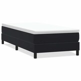 vidaXL Boxspring Zwart Fluweel 90x220 cm - 35% Korting!