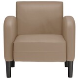 vidaXL Fauteuil Cappuccino (35% korting) - Kunstleer