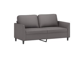 vidaXL Tweezitsbank Grijs Kunstleer - 35% Korting