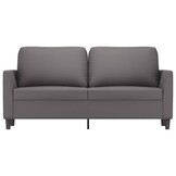 vidaXL Tweezitsbank Grijs Kunstleer - 35% Korting