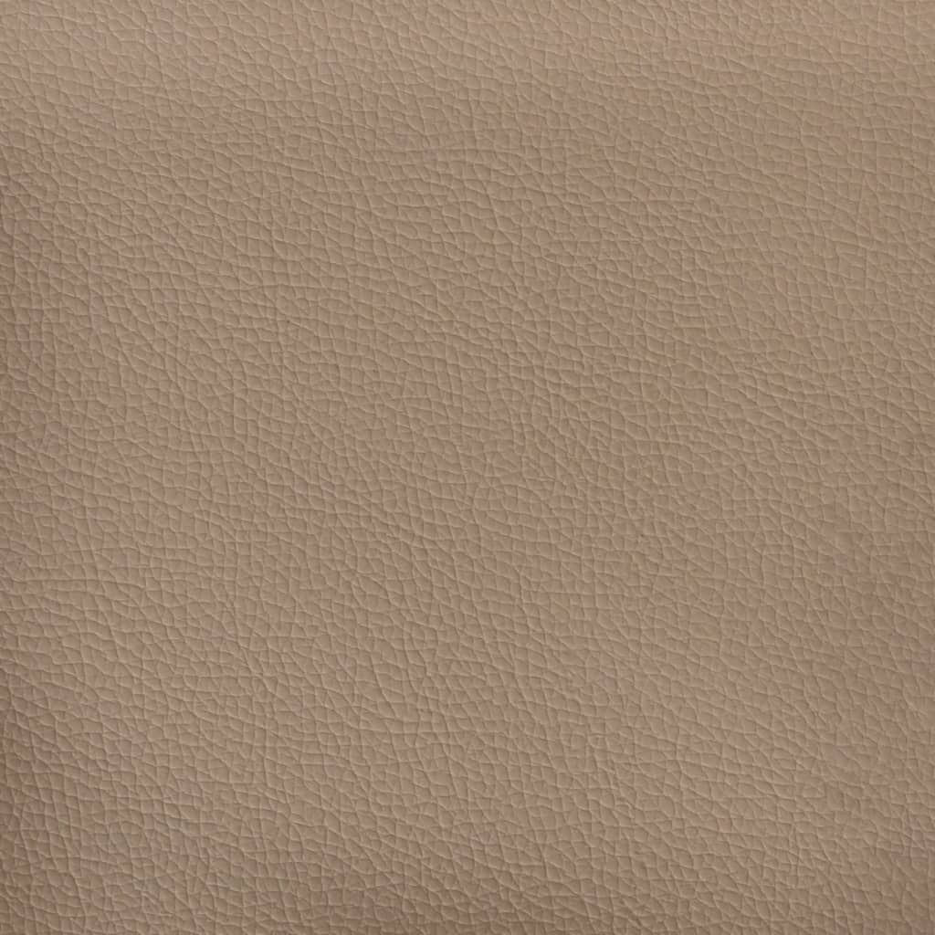 vidaXL Driezitsbank Cappuccino - 180 cm Kunstleer | 30% Korting