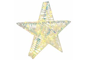 vidaXL 3D Ster met LED - Warmwit, 55cm - 35% Korting!
