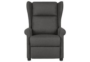 vidaXL Fauteuil stof donkergrijs - Verstelbaar (35% Korting!)