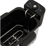 Inventum GF431S - Frituurpan - 3 liter - Tot 190 graden - 2200 watt - Koude zone - Friteuse - Oliebollen pan - RVS/Zwart