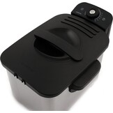 Inventum GF431S - Frituurpan - 3 liter - Tot 190 graden - 2200 watt - Koude zone - Friteuse - Oliebollen pan - RVS/Zwart