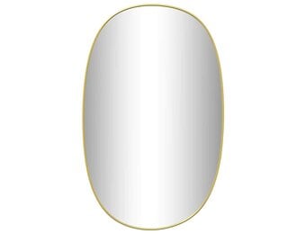 vidaXL Wandspiegel 80x50 cm goudkleurig