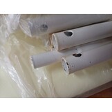 vidaXL Terrasscherm inklapbaar 200 cm crème