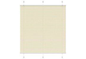 vidaXL Plissé Gordijn - 120x100cm - Polyester Crème - 53% Korting