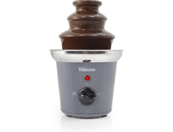 Tristar Chocoladefontein CF-1603 - Chocolade fondue - 3 lagen - Grijs