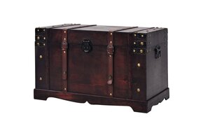 vidaXL Schatkist Vintage Hout - 35% Korting!