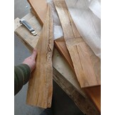 vidaXL Bureaublad met ronding 120x60x2,5 cm massief ruw mangohout