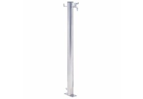 vidaXL Waterzuil Rond 60cm RVS - 55% Korting