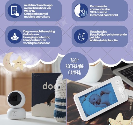 Béaba Zen Premium Babyfoon (30% Korting) - Full HD & 360° Cam