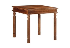 vidaXL Eettafel 80x80 cm Massief Acaciahout - 42% Korting!