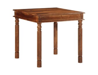 vidaXL Eettafel 80x80 cm Massief Acaciahout - 42% Korting!