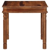 vidaXL Eettafel 80x80 cm Massief Acaciahout - 42% Korting!