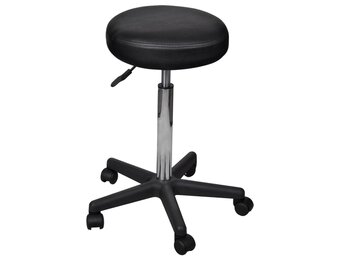 vidaXL Kantoorkruk Zwart - 35% Korting!