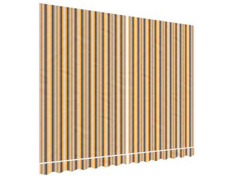 vidaXL Luifeldoek Vervangend 3,5x2,5m Gestreept - 55% Korting!