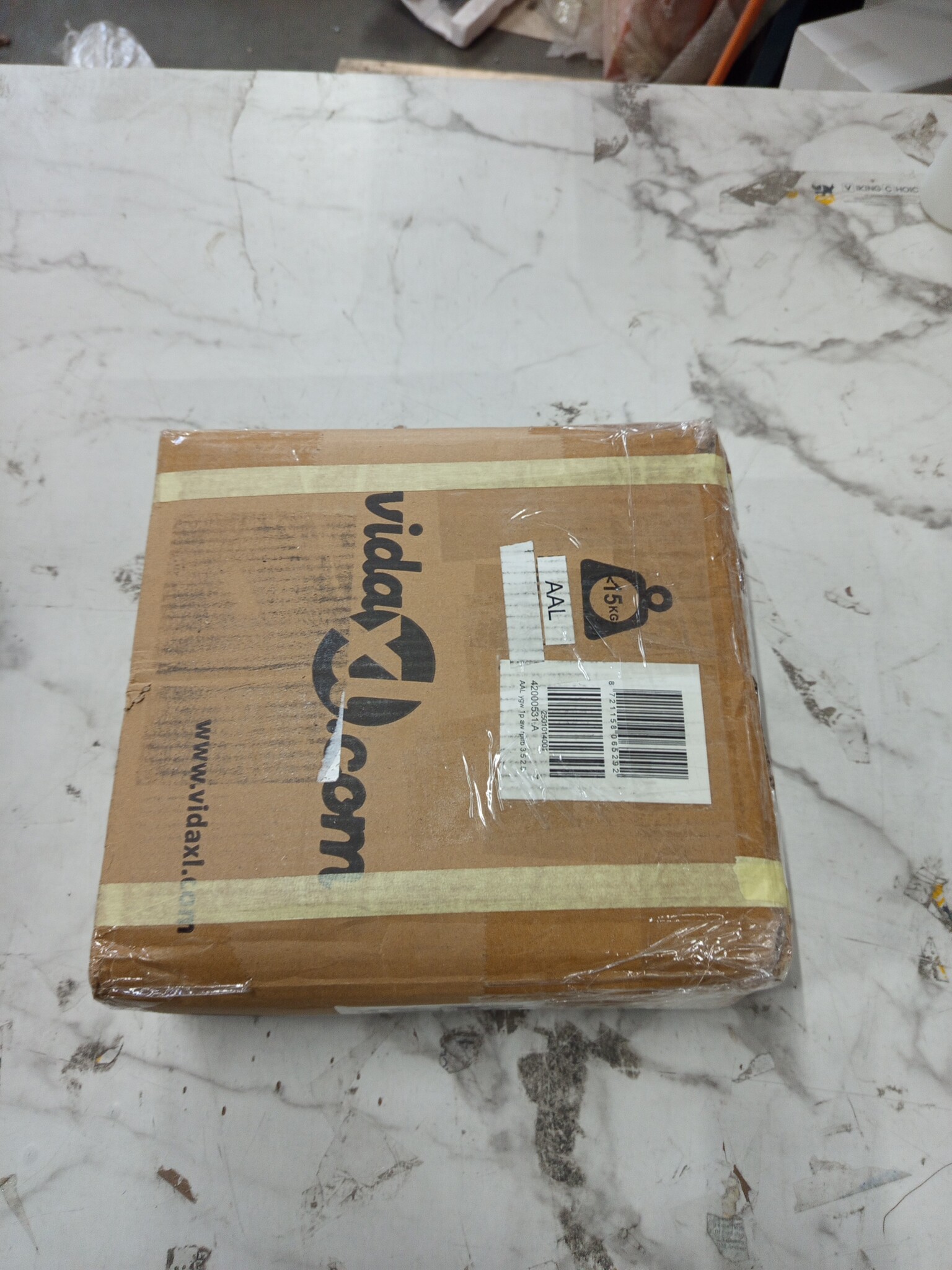 vidaXL Luifeldoek Vervangend 3,5x2,5m Gestreept - 55% Korting!