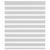 vidaXL Zebra Rolgordijn Lichtgrijs 120x150 cm - 35% Korting