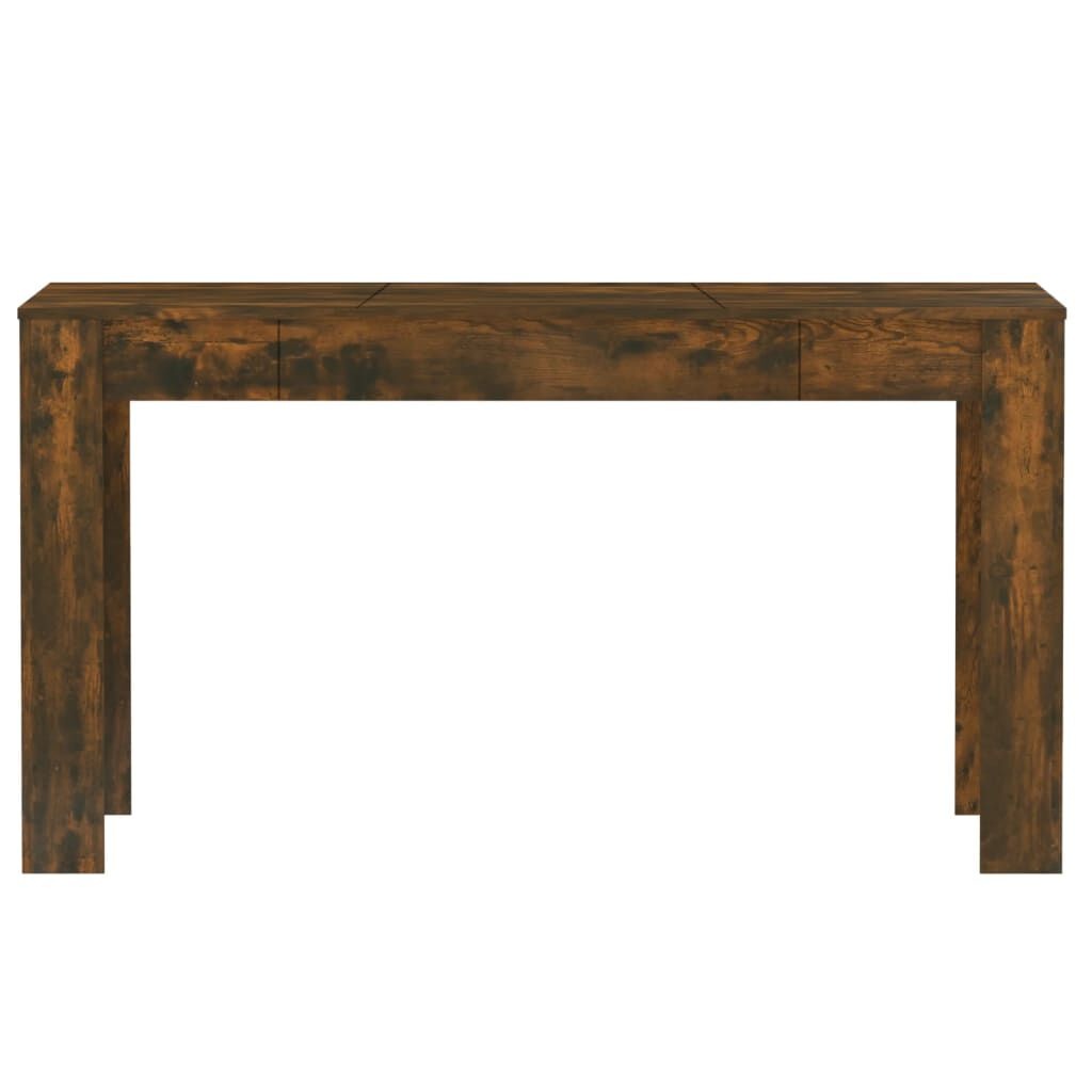 vidaXL Eettafel 140x74,5x76 cm Gerookt Eiken - 35% Korting!