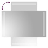 vidaXL Badkamerspiegel LED 30x50 cm - 35% Korting