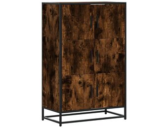 vidaXL Hoge Kast (Gerookt Eiken) - 35% Korting!