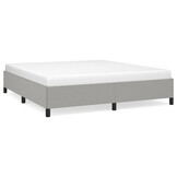 vidaXL Bedframe Stof Lichtgrijs 160x200 cm - Nu met 42% Korting!