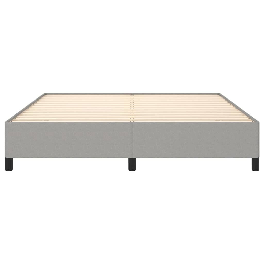 vidaXL Bedframe Stof Lichtgrijs 160x200 cm - Nu met 42% Korting!