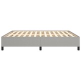 vidaXL Bedframe Stof Lichtgrijs 160x200 cm - Nu met 42% Korting!