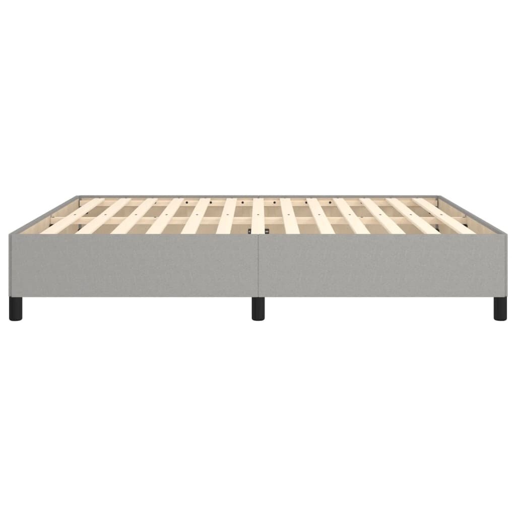 vidaXL Bedframe Stof Lichtgrijs 160x200 cm - Nu met 42% Korting!
