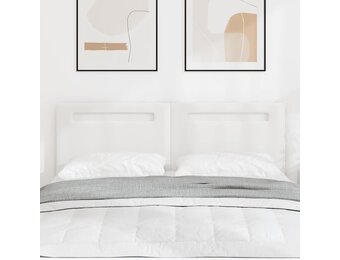 vidaXL Hoofdbord Wit PVC - 62% Korting! Wandmontage 144 cm