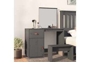 vidaXL Kaptafel Grenenhout Grijs - 60% Korting!