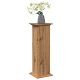 VidaXL Sokkel met Opbergruimte - 31x30x90 cm Hout Artisanaal Eiken (35% Korting)