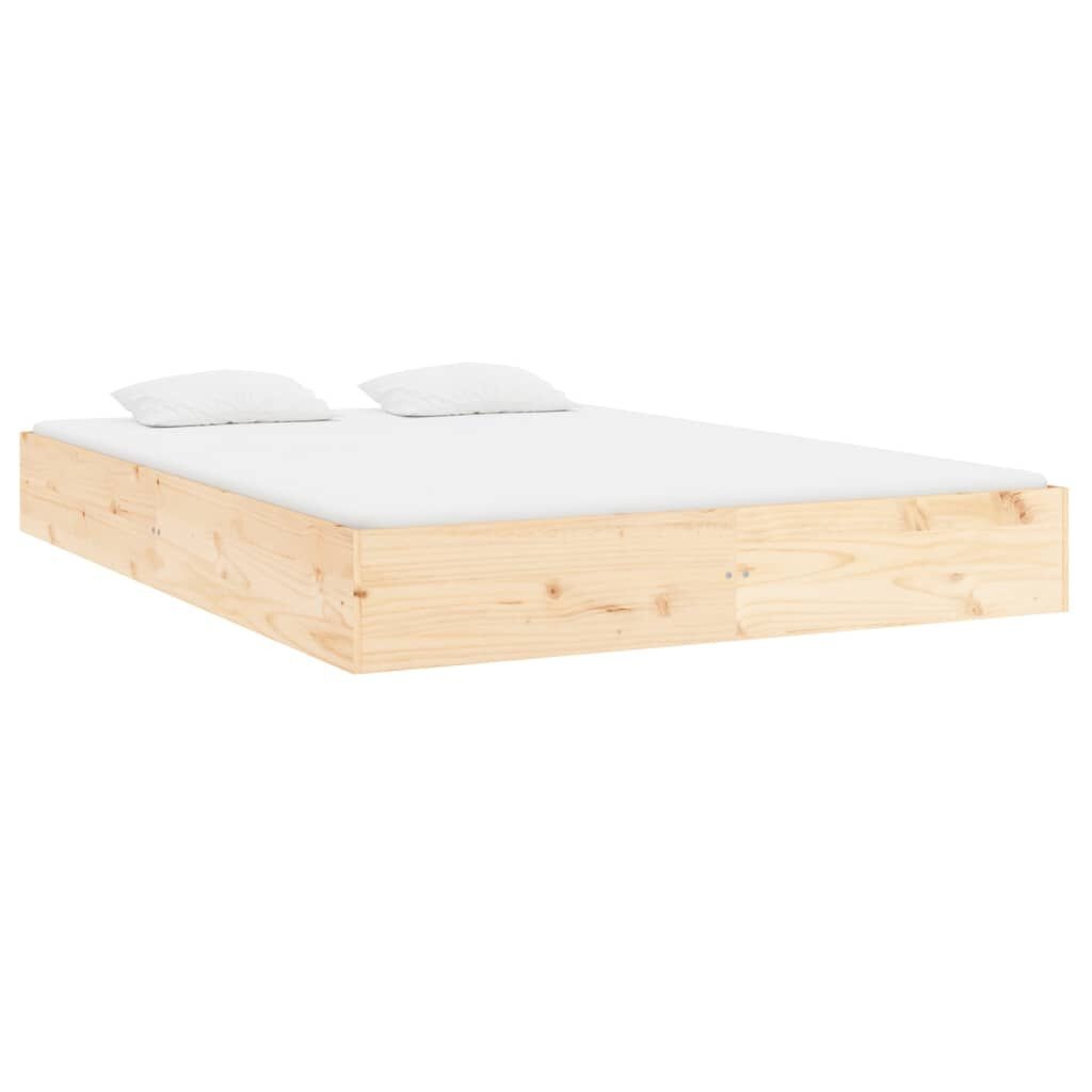 VidaXL Bedframe Massief Hout 140x200cm - Nu 35% Korting!