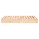 VidaXL Bedframe Massief Hout 140x200cm - Nu 35% Korting!