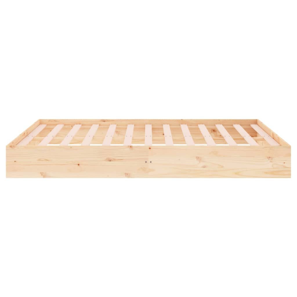 VidaXL Bedframe Massief Hout 140x200cm - Nu 35% Korting!
